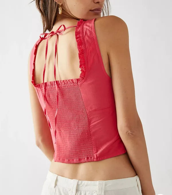 Free People pink Amelia corset top - Image 3