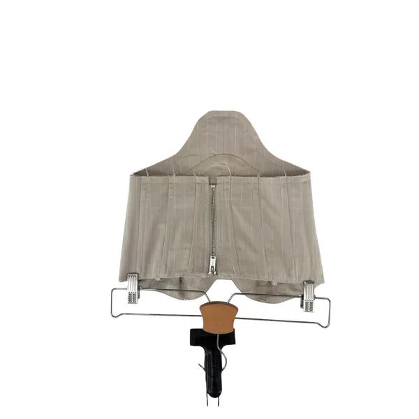 h:ours Amira Corset Top Revolve Beige Pinstripe‎ Strapless Bustier Size XS - Image 5