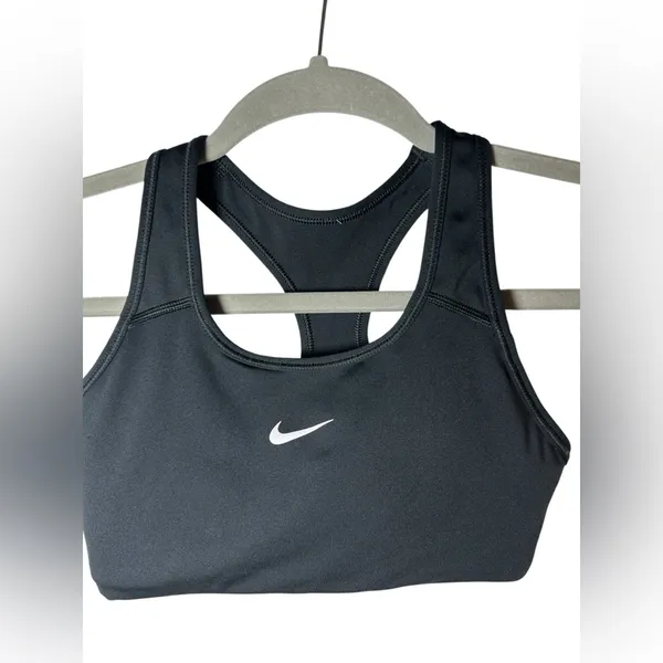 Nike Dri-FIT Black Padded Sports Bra XS‎ Racerback Activewear - Image 2