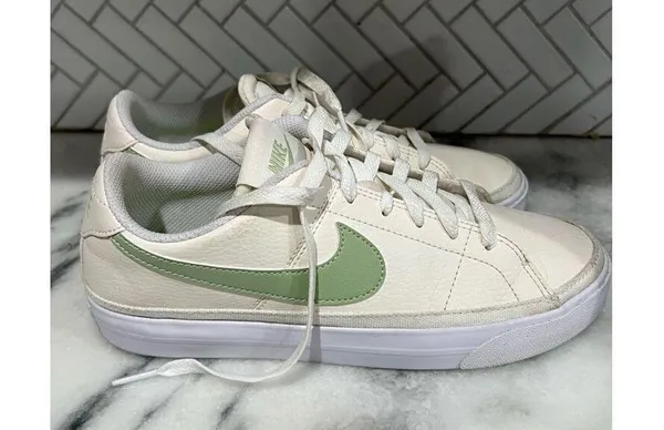 Nike Court Legacy Next Nature Womens Shoes Size 8 DH3161-002 White EUC - Image 5