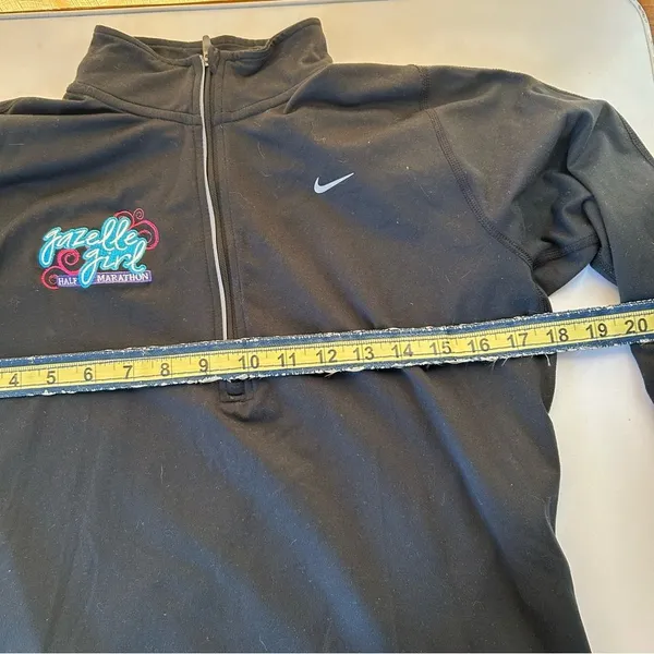 Nike Women's Black Long Sleeve Tee Half Marathon Gazelle Girl Small Grand Rapids - Image 6