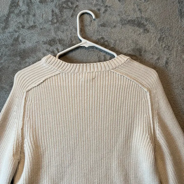 Anthropologie Pilcro Easy Pullover Sweater‎ In White Women’s Size XXS - Image 2