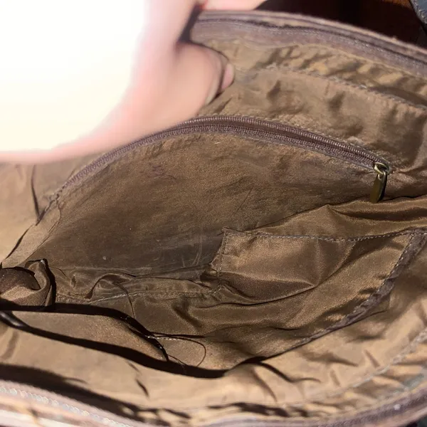 AS IS Brown Leather Crossbody/Shoulder Bag - Image 8