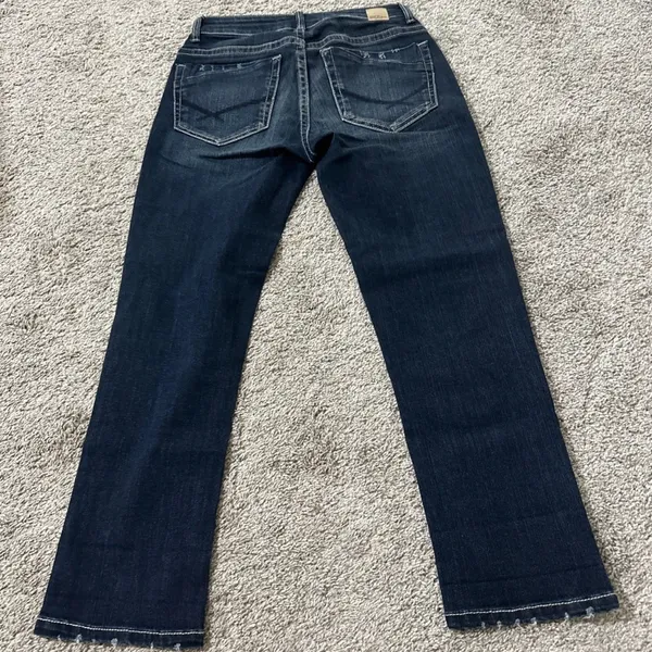 BKE Stella Med Rise Slim Fit Women's Dark Blue Jeans - Image 7