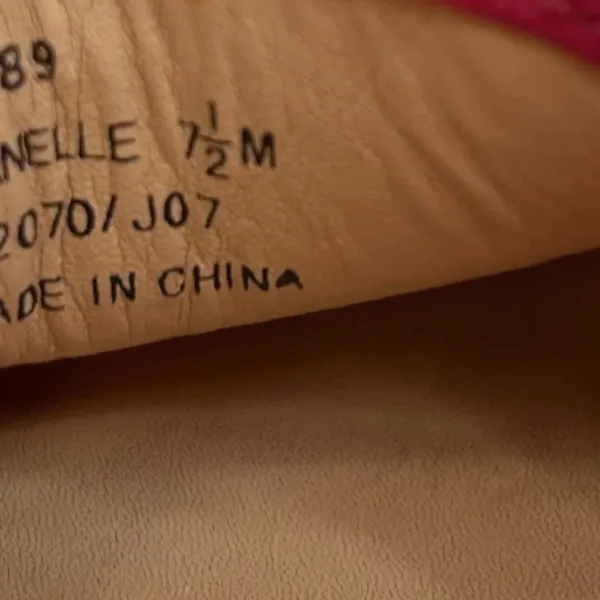 Coach Pink Janelle Signature Flats - Image 8