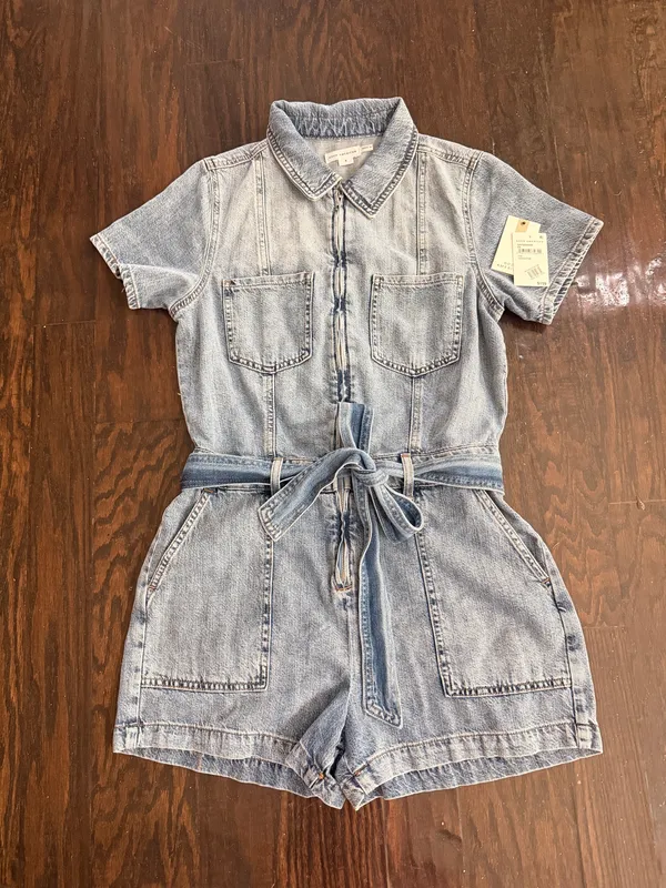 Good American Fit for Success Denim Romper - Image 2