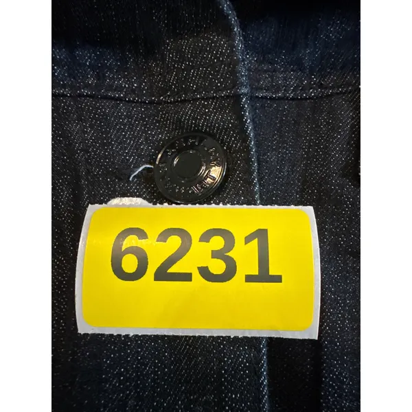 Ashley Stewart Dark Wash Embellished Denim Jacket‎ Womens 14W Studded Western - Image 5