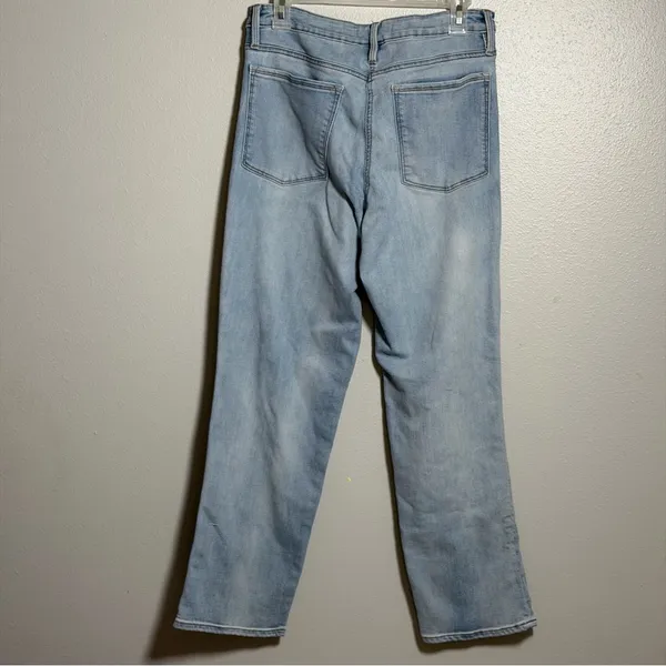 Athleta Women Sculptek Light Blue Denim‎ Straight Ankle Leg Jeans size 10T - Image 5