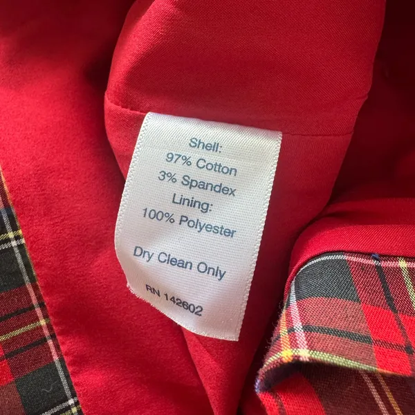 Sail to Sable Red Plaid Button-Back Blouse - Image 5
