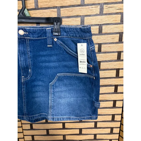 No‎ Boundaries Denim Cargo Mini Skirt Size XL - Image 3