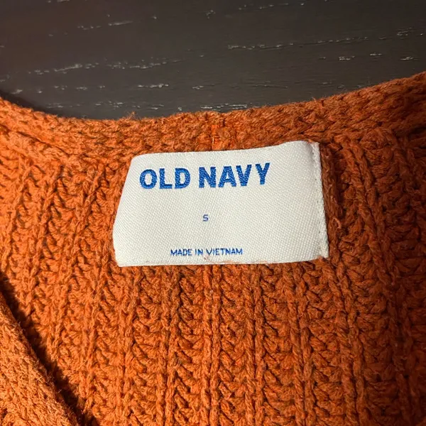 Old Navy Women's Crew Neck Sweater - Vibrant Orange - Image 2