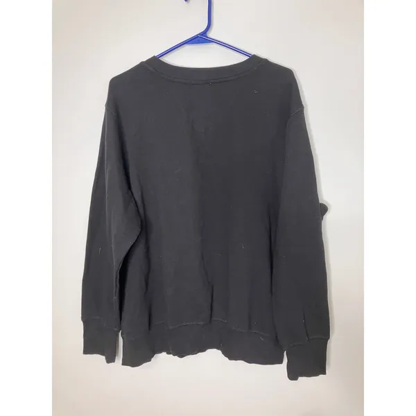 Maurices Rhinestone Fringe Sweatshirt Womens XL Black Excellent Western Pullover - Image 5