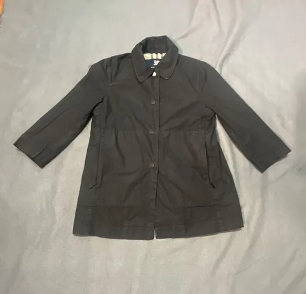Burberry Lightweight Rain Jacket Trench Coat Black for kids - Image 2