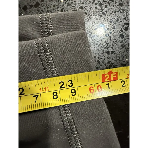 Lululemon‎ Women Wunder Train HR Crop 24" Everlux LW6BNFS Gray Size 2 - Image 6