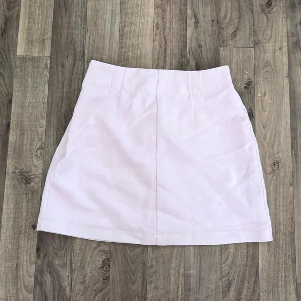 Abercrombie & Fitch Light Pastel Pink Tailored Mini Skirt Size XS NWOT - Image 2