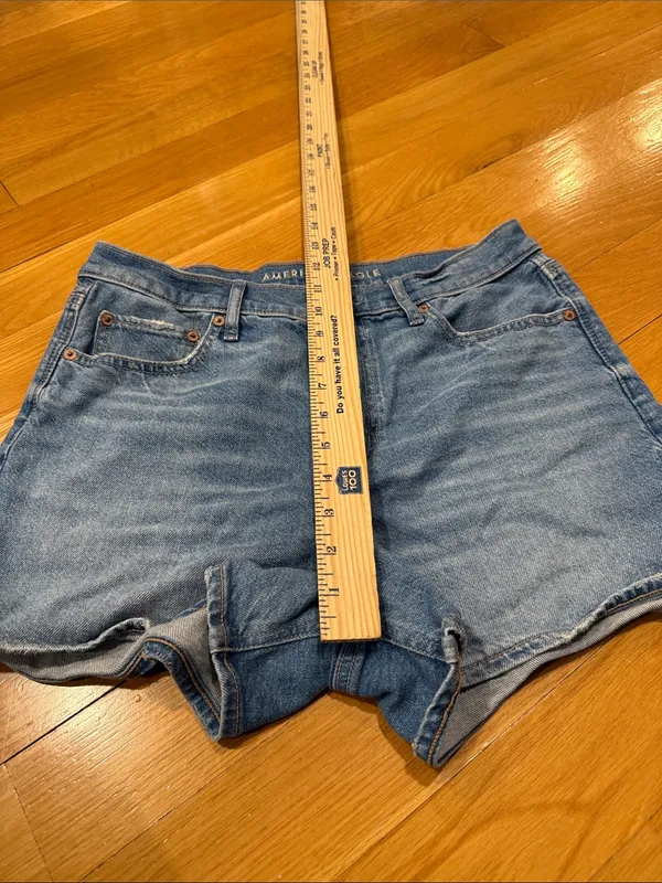 American Eagle outfitters super high-rise relaxed jeans shorts size 8. - Image 7