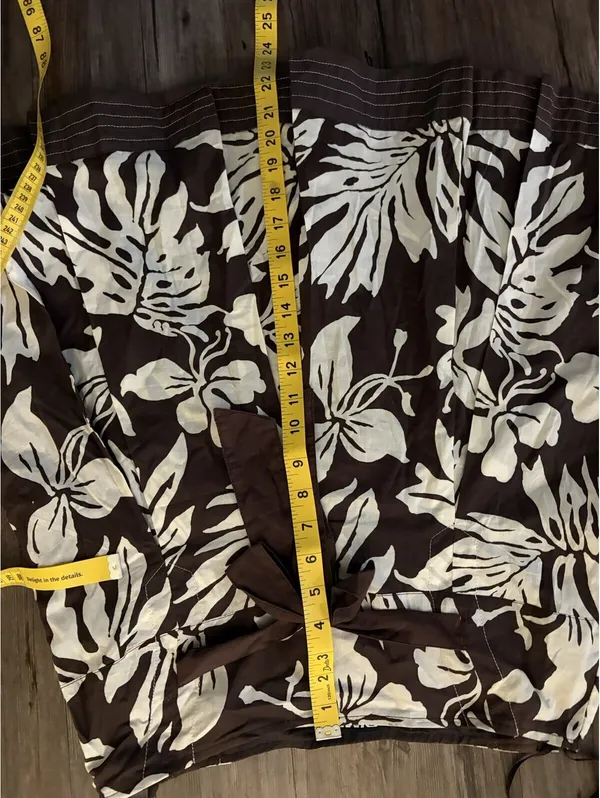 NWT Dimri Skirt 8P Brown Floral A Line Midi Boho Y2k - Image 5