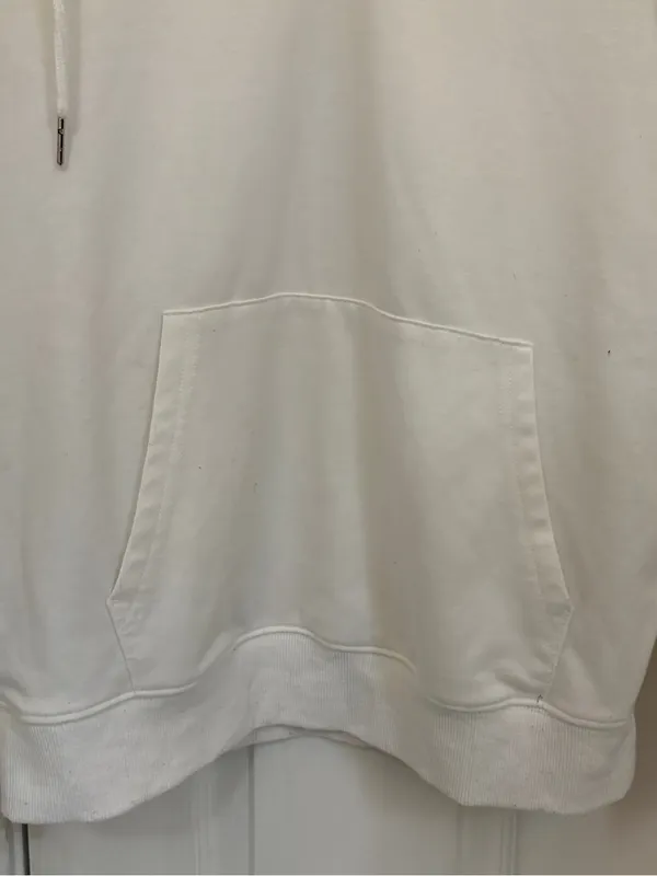 Amazon Brand Pullover Snap Button Hoodie in White - Image 5