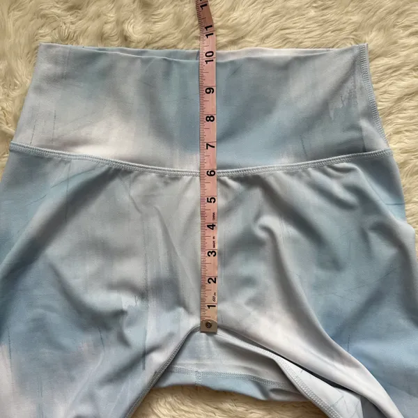 Leggings Motion Tight Athletic Frost Bite Blue White M - Image 11