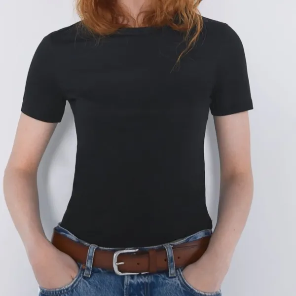 ZARA Fitted‎ T-shirt - Image 2