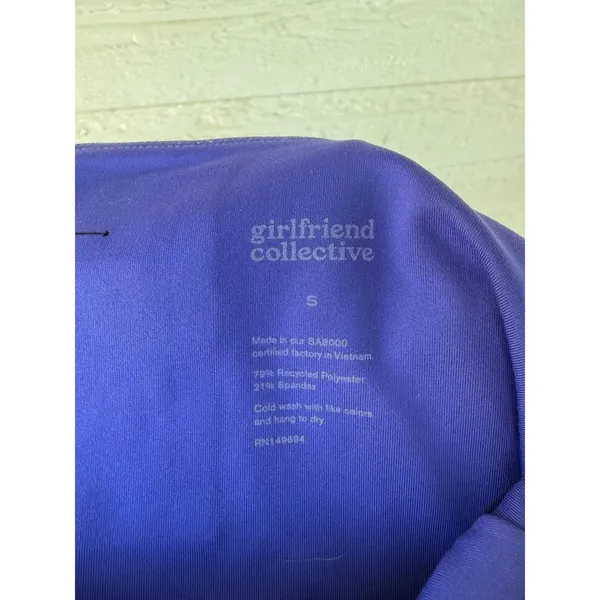 Girlfriend Collective High-Rise‎ Legging 7/8 Pansy Blue Size Small - Image 3