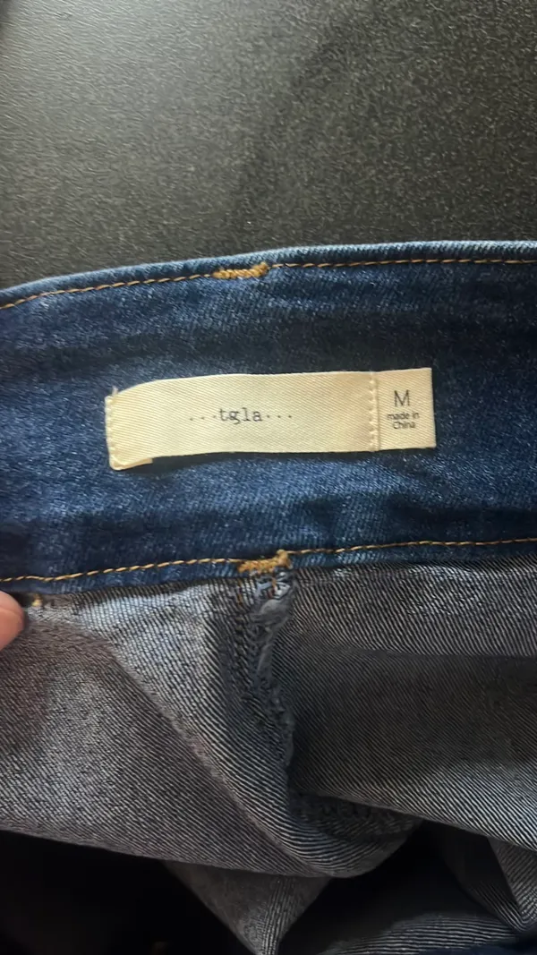 Jean Skort Blue Size M - Image 3