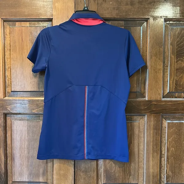 EP Pro Women’s Golf Shirt Size‎ Small Blue Pink Polo B Emblem - Image 4