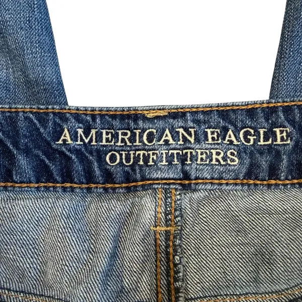 American Eagle Boy Crop Jeans Women's 10 Distressed Medium Wash Baggy Relaxed - Image 9