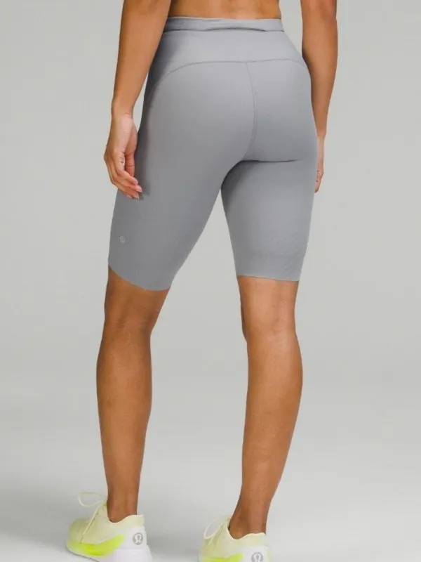 Lululemon SenseKnit Running High-Rise Short 10" Grey Size 6 - Image 2