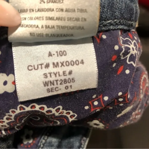 Y2k Antik Denim Embroidered Blue Jean Pants 30 - Image 6