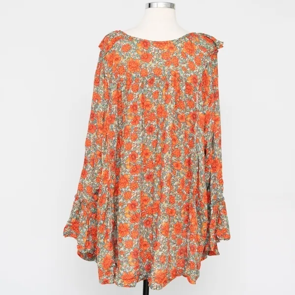 Free People. Loretta Floral Oversized‎ Top. - Image 2
