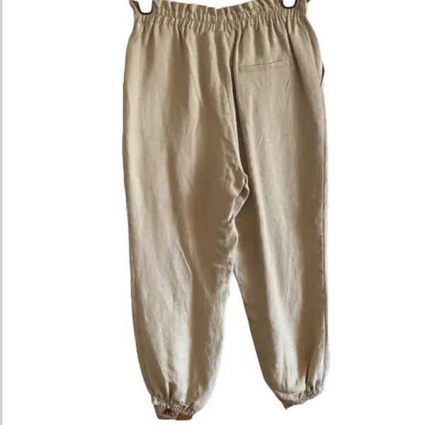 ✨ Zara Linen Blend Paperbag Jogger Pants✨ - Image 4