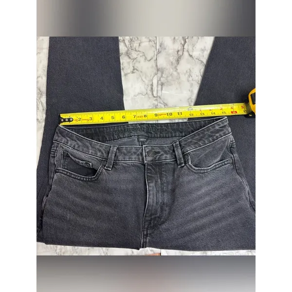 American Eagle Outfitters Black Denim Skinny Jeans high rise size 8 casual - Image 4