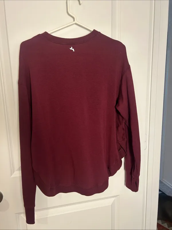 JoyLab Women's Crewneck Sweatshirt in Burgundy - Image 7