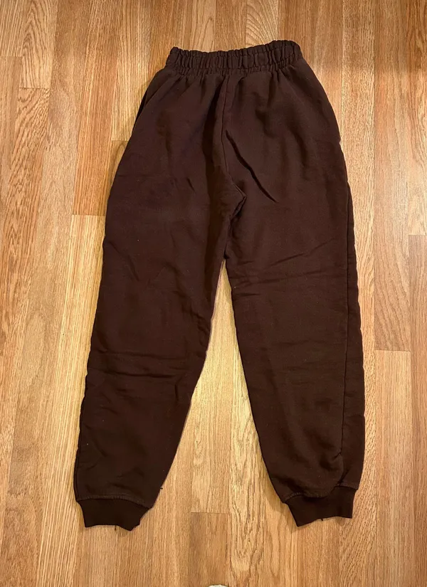 Bershka brown self made strong woman jogger sweatpants - Image 3