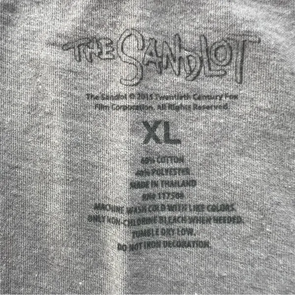 The Sandlot "You're Killing Me, Smalls!" V Neck Gray T Shirt size XL - Image 2