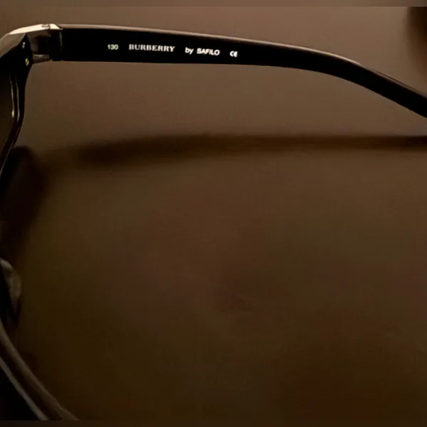 Burberry Polarized Sunglasses 8375/S Black Designer Sunnies Authentic + Case - Image 5