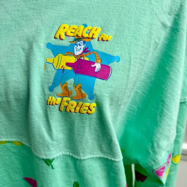 Disney Parks Toy Story Summer Splash Long Sleeve Spirit Jersey Blue Small S - Image 9