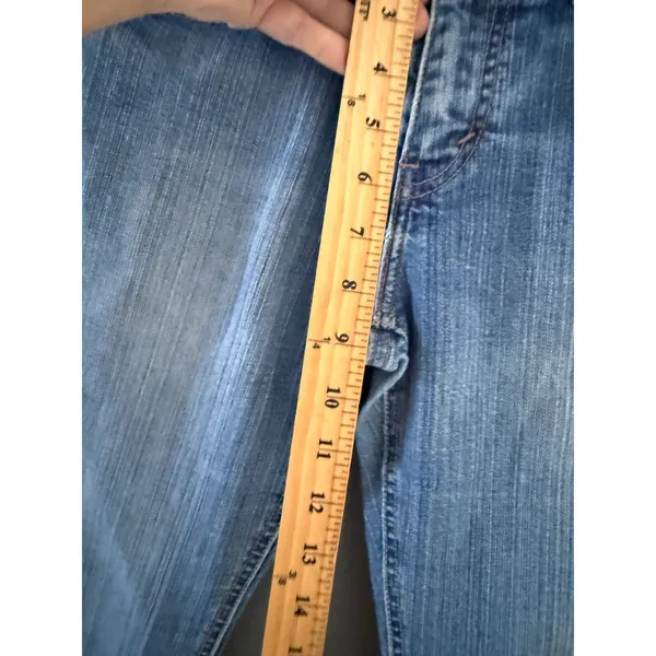Levis‎ 526 Slender Bootcut Jeans Vintage Y2k 4 Med Blue Denim Mid Rise Size 28 - Image 8