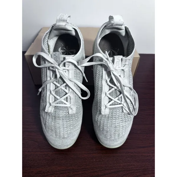 Nike Air VaporMax 2021 FK Pure Platinum White Running Shoes DC4112-100 Size 7.5 - Image 6