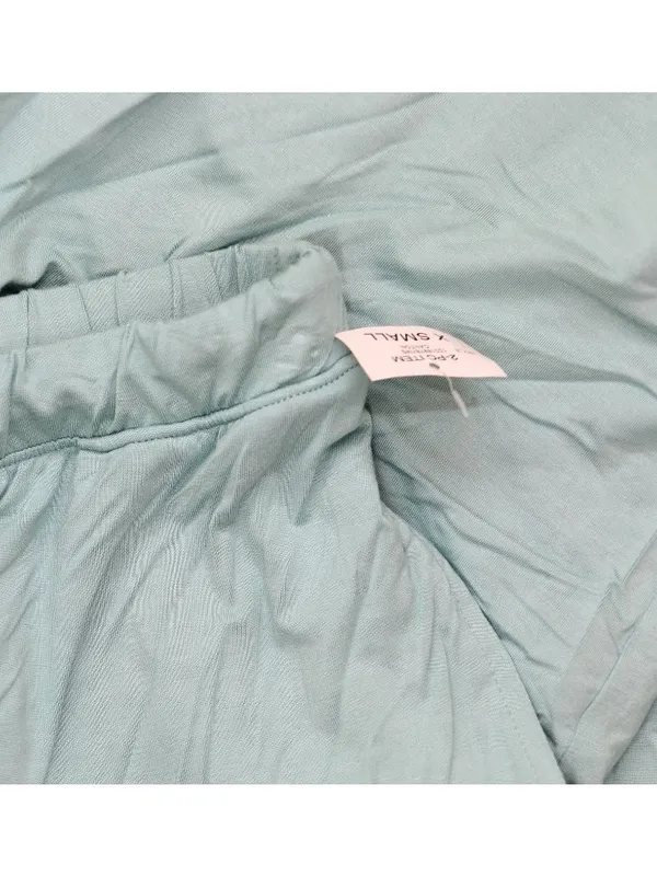 NWT State of Day Womens 2-Pc. Fluid Knit Pajamas Set Canton Blue XS - Image 11
