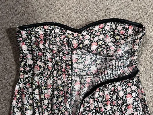 Strapless Short Dress Multiple - Image 4