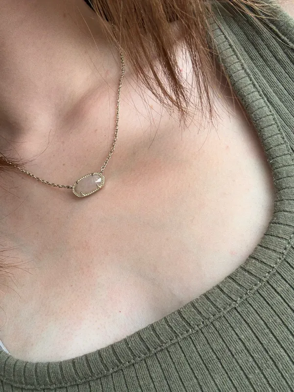 Rose Quartz Kendra Scott Necklace - Image 5