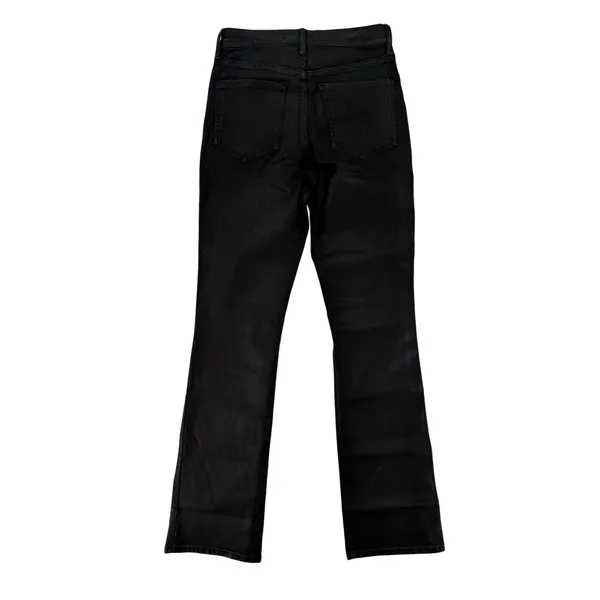 Sam Edelman Black Penny Bootcut Jeans NWT High Rise Coated Denim Size 27 - Image 11