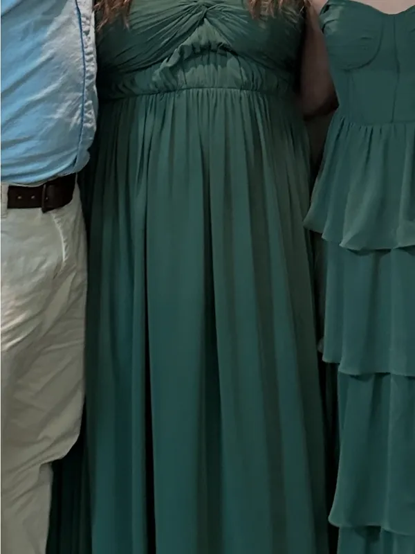 Azazie Dark Green Dionne - Image 2