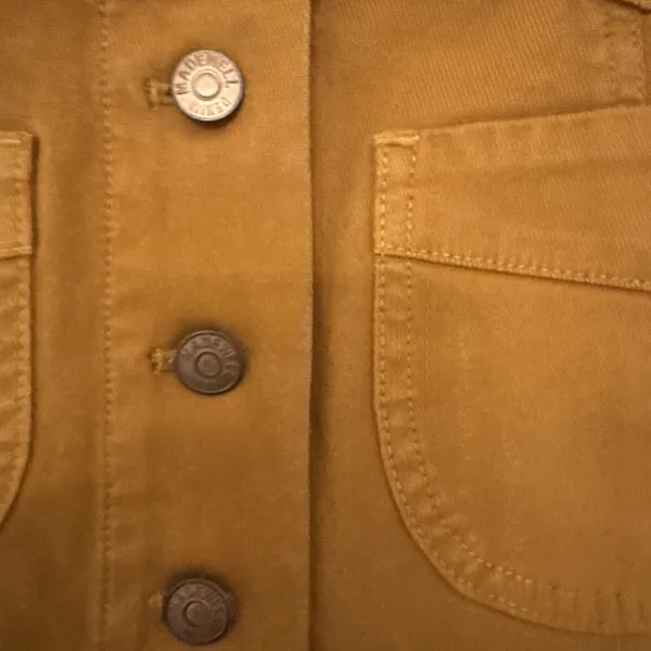 Y2K New Madewell Garment-Dyed Patch cute Pocket‎ Skirt /6/ GOLDEN PECAN OLDSTOCK - Image 7