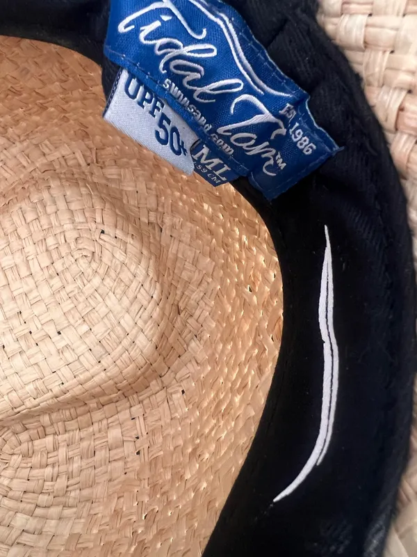 New w/tag Tidal Tom Straw Cowboy Hat, M/L - Image 9
