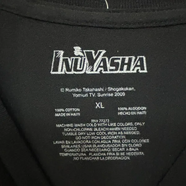 Inuyasha Anime Character Tshirt size XL - Image 4