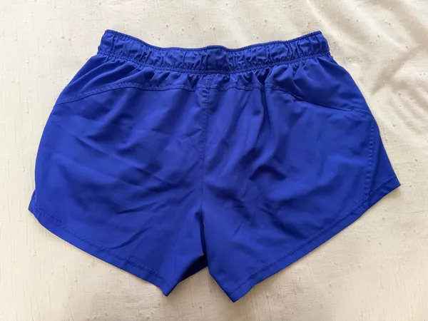 Blue Athletic Shorts with Pockets Size L - Image 2