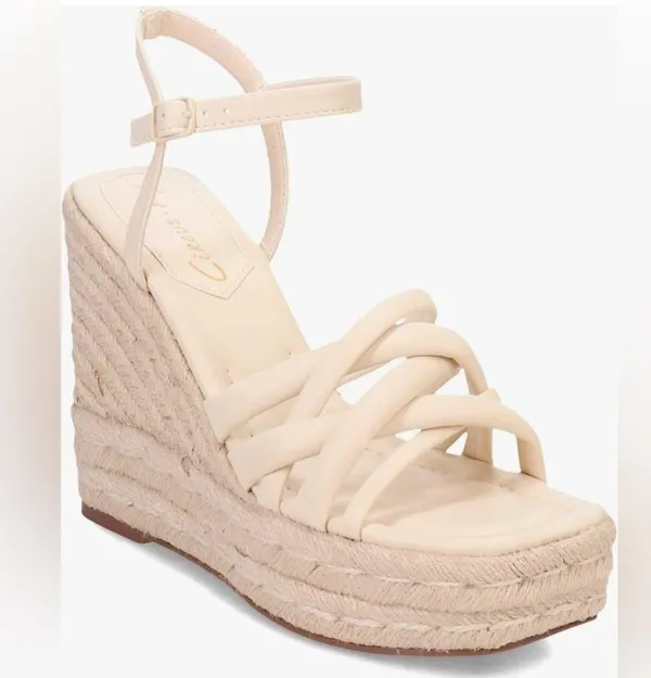 Circus NY Sam Edelman Irene Strappy Wedge Sandals, Size 9 NEW w/o Box - Image 10
